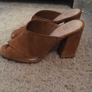 Vince Camuto suede mules